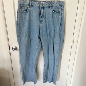 Forever 21 Sky Blue Denim Pants